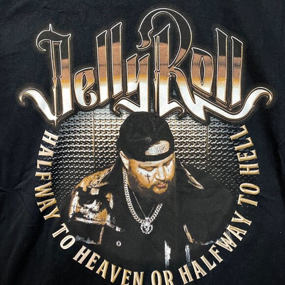 Jelly Roll Halfway To Hell Whitsitt Chapel Album T-Shirt Large - Picture 2 of 4